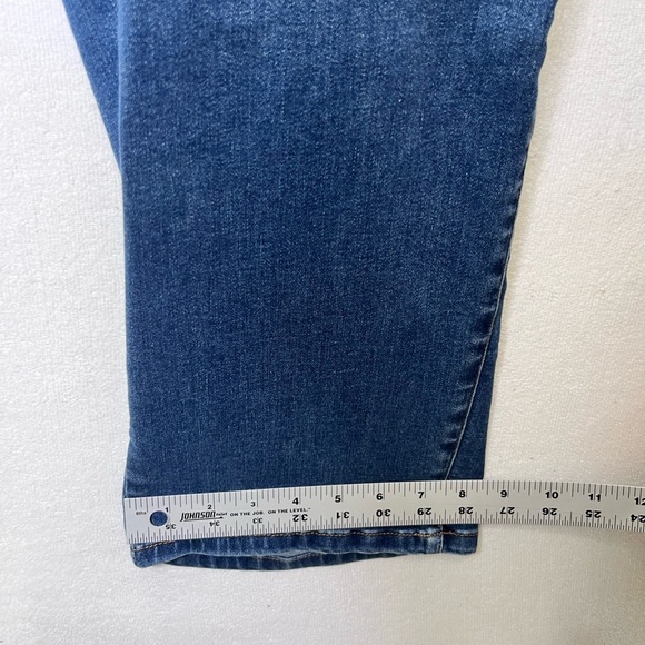 Lane Bryant Flex Magic High Rise Straight Jeans Womens 22W Plus Blue Denim 2222 - Picture 7 of 9